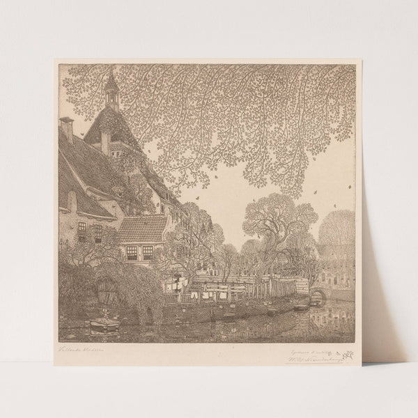 Falling Leaves, Amersfoort (1907-1908) by Wynand Otto Jan Nieuwenkamp