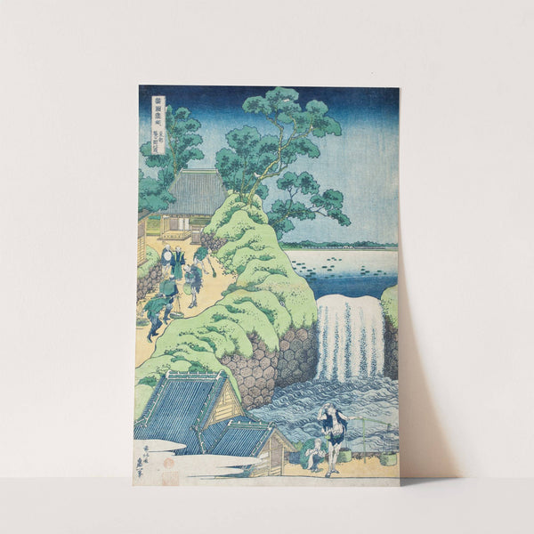 Falls of Aoigaoka in the Eastern Capital by Katsushika Hokusai