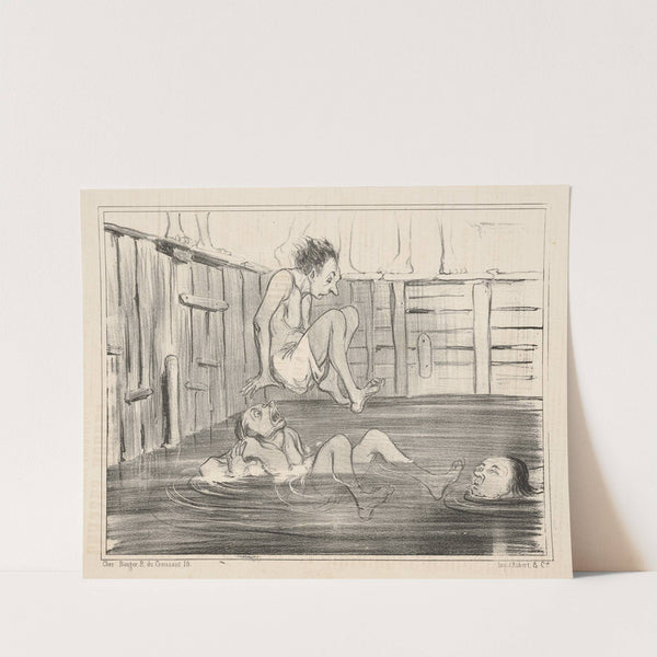 False position (1840) by Honoré Daumier