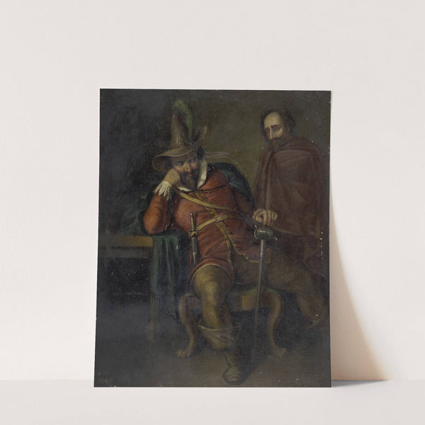 Falstaff in Henry IV (1840) by William Henry Freeman