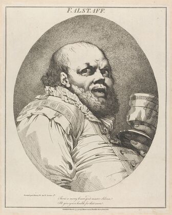 Falstaff. Second part Henry IV, Act V, Scene 4th