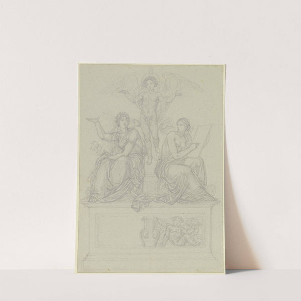 Fama und Geschichte, darüber ein Genius. by Ferdinand Fellner