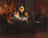 Familebillede ved Lampelys