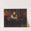 Familebillede ved Lampelys (1890) by Kristian Zahrtmann