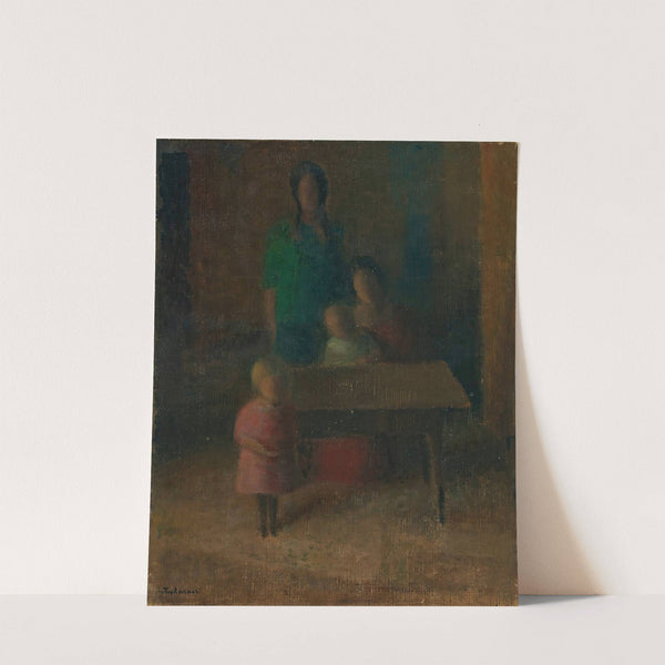 Familie Am Tisch by Johann von Tscharner