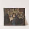 Family from the Black Forest at the table (study) by Paul Segisser