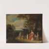 Family Group in a Landscape (ca. 1645) by Jacques d'''Arthois
