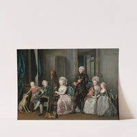 Family Portrait Of Louis-Philippe D’orléans (1747-1793), Duke Of Chartres (1781) by Jean-François Garneray