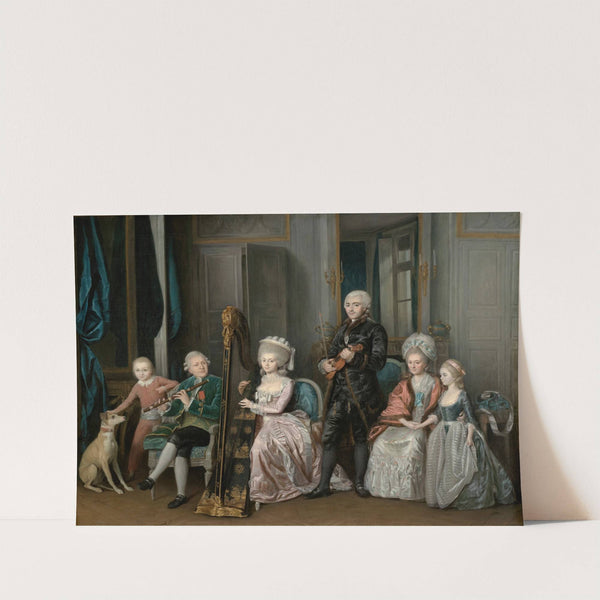 Family Portrait Of Louis-Philippe D’orléans (1747-1793), Duke Of Chartres (1781) by Jean-François Garneray