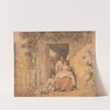 Family Posed in Front of a Doorway by Joshua Cristall