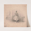 Fanny Elssler music sheet cover (1840-1842) by James Fuller Queen