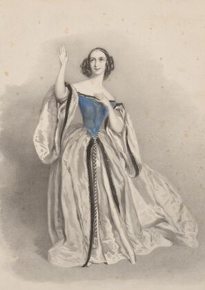 Fanny Persiani as Lucia in Donizetti’s Lucia di Lammermoor (1839) — size preview