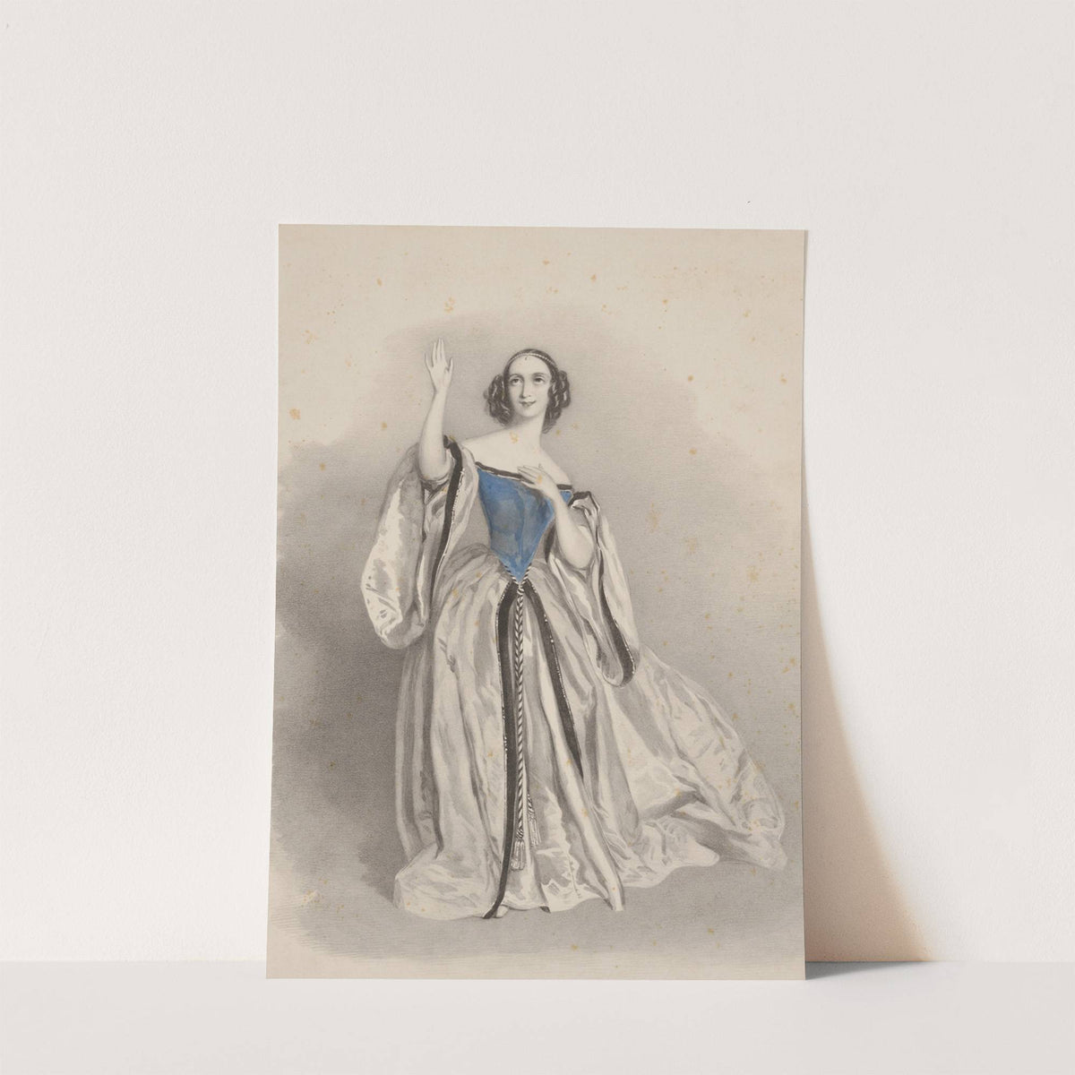 Fanny Persiani as Lucia in Donizetti’s Lucia di Lammermoor (1839) by Alfred Edward Chalon