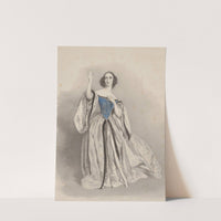 Fanny Persiani as Lucia in Donizetti’s Lucia di Lammermoor (1839) by Alfred Edward Chalon