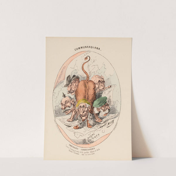 Fantaisies communardes Leurs frères et amis de la perfide Albion et de la blonde Germanie, ta (1871) by Henri Demare