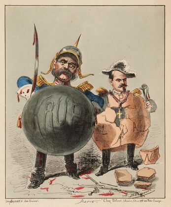 Fantaisies satiriques.Le pot de fer et le pot de terre