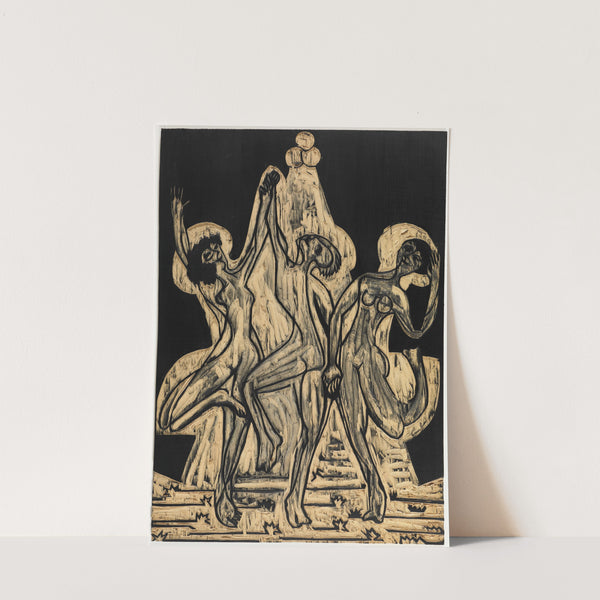 Farbentanz, Zeichnungsstock (1933) by Ernst Ludwig Kirchner