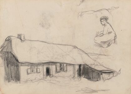 Farm and Milking Woman