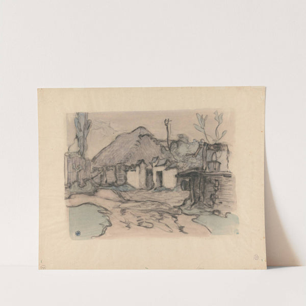 Farm Buildings and Well, Poland by Robert Polhill Bevan