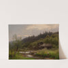 Farm House by the Creek by Hermann Ottomar Herzog
