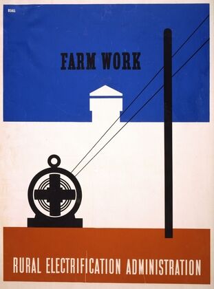 Farm work Rural Electrification Administration, U.S. Department of Agriculture