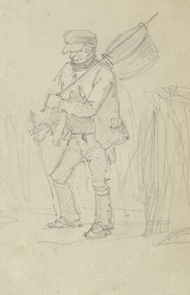 Farmer coming from fishing