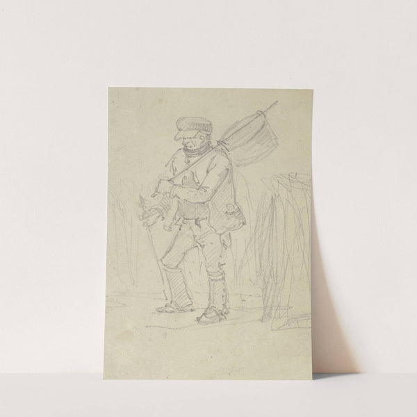 Farmer coming from fishing by Jakob Becker