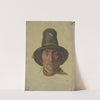 Farmer with a high hat by Jakob Becker