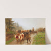 Farmer with Team of Oxen by Otto von Thoren
