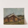 Farmhouse at Bolkesjø (1844) by Adolph Tidemand