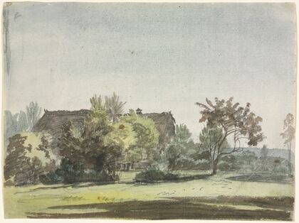 Farmhouse behind Trees (c. 1790)