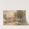 Farmhouse on the River by David Hall McKewan