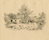 Farmhouse with pathway