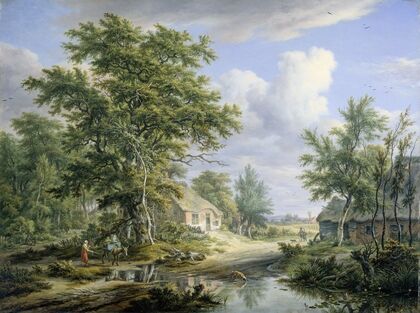 Farms on the Fringe of a Wood