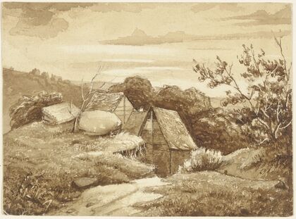 Farmstead in a landscape