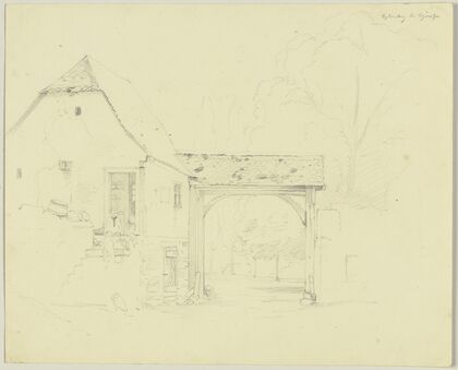 Farmstead with a gateway