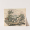 Farmyard Animals; Tribulation by Julius Caesar Ibbetson