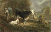 Farmyard with Cattle (1849)