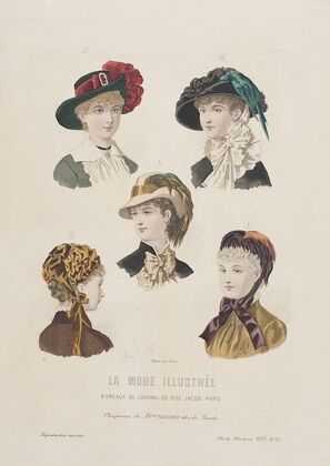 Fashion Plate for ‘La Mode IllustrÃ©e’