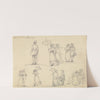 Fashionable Men and Women Promenading (1827) by Joseph Nash
