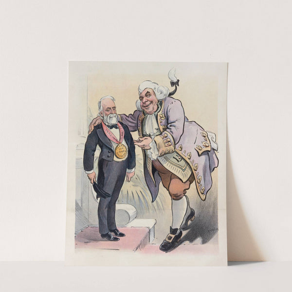 Father Knickerbocker shows his appreciation of his best all-around citizen by Udo Keppler