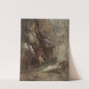 Faun and Nymph in the Woods (ca. 1859) by Arnold Böcklin