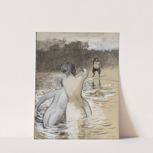 Faun und badende Nixen by Franz von Stuck