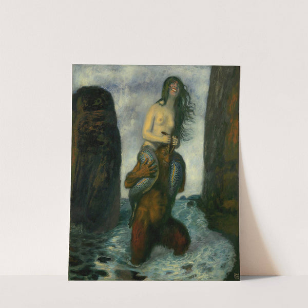 Faun und Nixe (1902) by Franz von Stuck