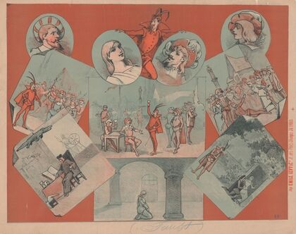 Faust. Opéra. Paroles de Jules Barbier et Michel Carré. Musique de Charles Gounod (1888)