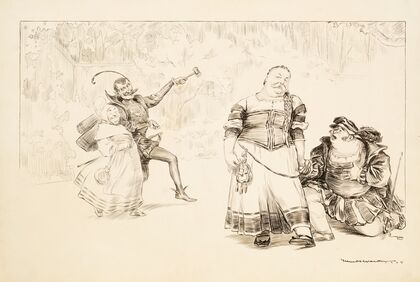 Faust — Protection. Mephistophelas — Mr. Cannon. Marguerite — Mr. Taft. Martha — Consumer (1909)