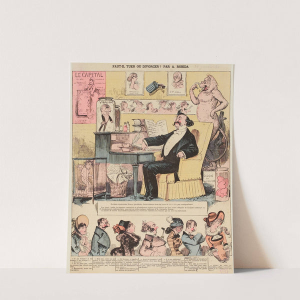 Faut-il tuer ou divorcer (1880) by Albert Robida