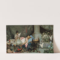 Favorite of the Seraglio with her Handmaiden by Vasilii Kotarbinsky