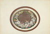 Feather Wreath Oval Frame