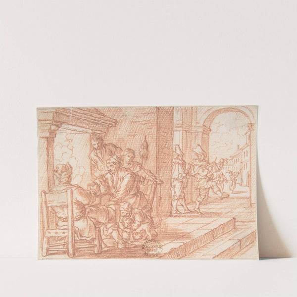 February (one of a series representing the labors of the months) by Jonas Umbach